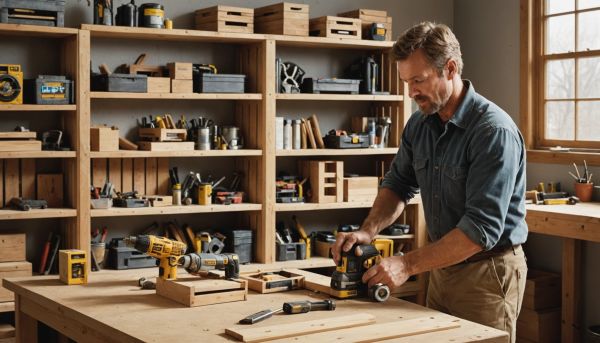 Fabriquer une étagère avec des caisses en bois