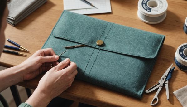 Tuto housse de coussin portefeuille rapide